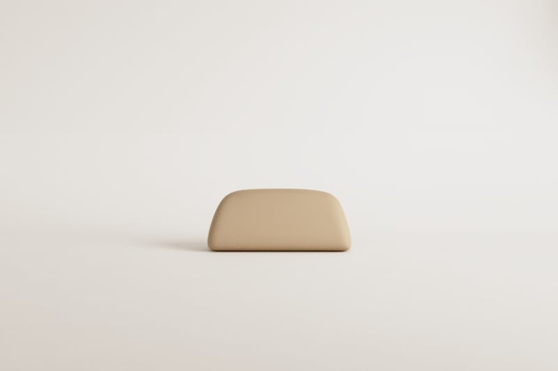 Respaldo de 80 cm para sofá modular estofado Giorgia