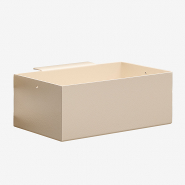 Cesto De Arrumação Modular Para Cozinha Exterior Em Aço Savona Tapioca Bege & 20 X 10 Cm - Sklum