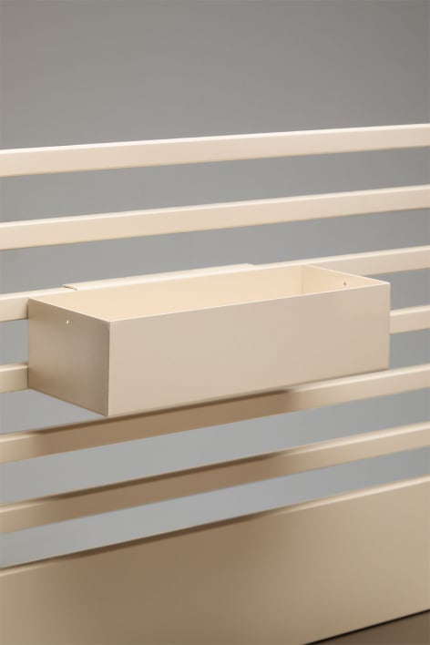 Cesto de arrumação modular para cozinha exterior em aço Savona