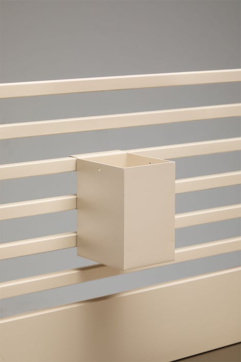 Cesto de utensílios 15x10 cm para cozinha modular de exterior em aço Savona