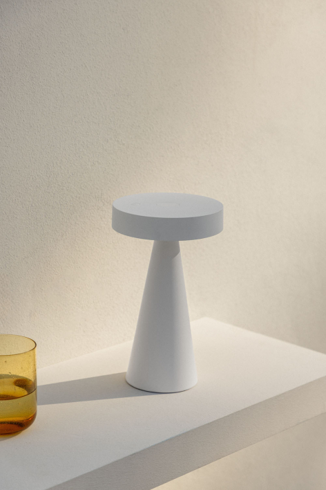 Lâmpada de mesa LED sem fios para exterior em ferro Catinca