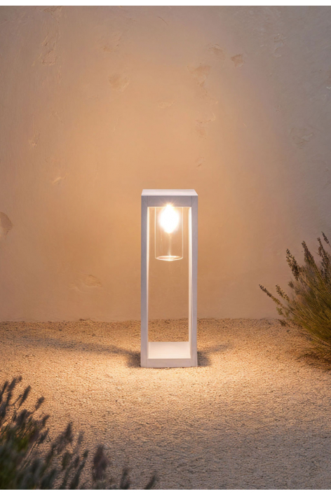 Farol externo de alumínio Tivaro