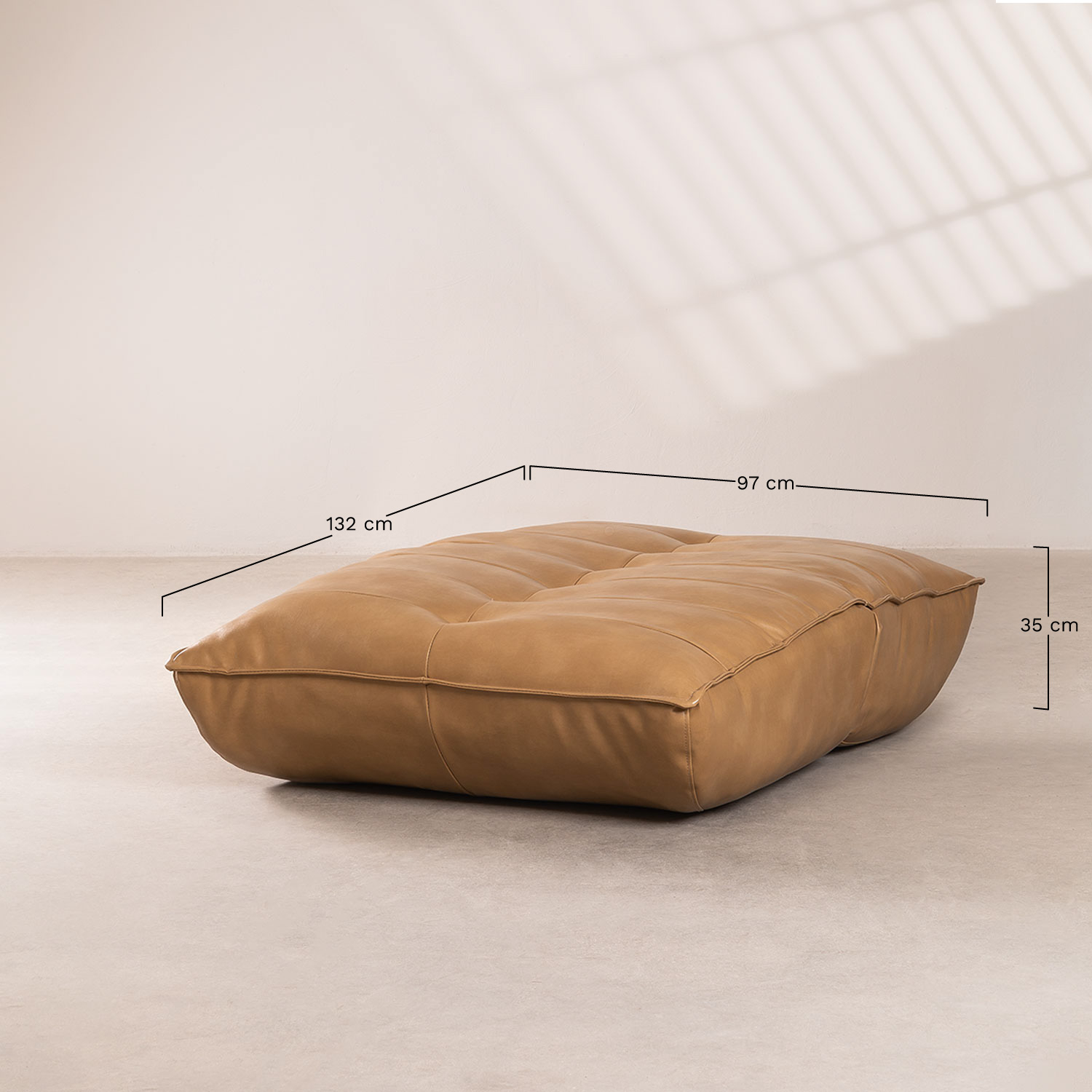 Pack de 2 poltronas reclináveis estofadas Mati, Dimens&otilde;es