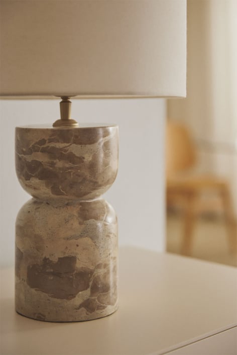 Base para lâmpada de mesa em pedra natural Diniz