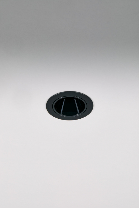 Downlight LED embutido com moldura redonda Ø5 cm em alumínio Luisiana