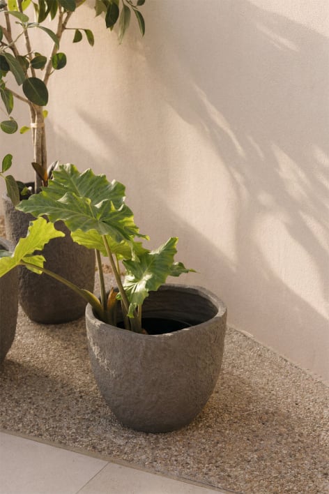 Vaso de flores exterior em cimento Nuria