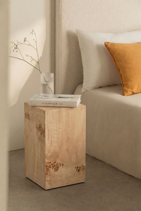 Pack de 2 mesas de cabeceira 35x35 cm em MDF Girolami