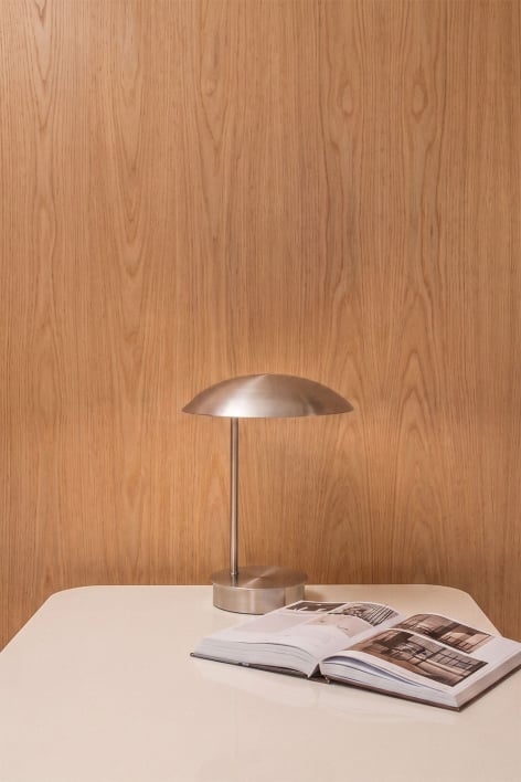 Lâmpada de mesa LED sem fios em ferro Prismela