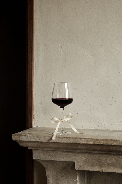 Pack de 4 copos de vinho tinto 40 cl em vidro Olaya
