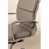 Cadeira de escritório metalizada com braços Mina, imagem miniatura 5