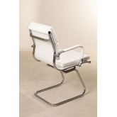 Cadeira de escritório metalizada com braços Mina, imagem miniatura 4
