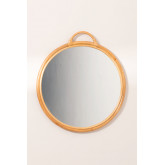 Espelho de Parede Redondo de Rattan (Ø53,5 cm) Daro, imagem miniatura 2