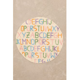 Tapete Redondo de Algodão (Ø104 cm) Letters Kids, imagem miniatura 2