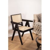 Cadeira em madeira com braços Lali, imagem miniatura 1