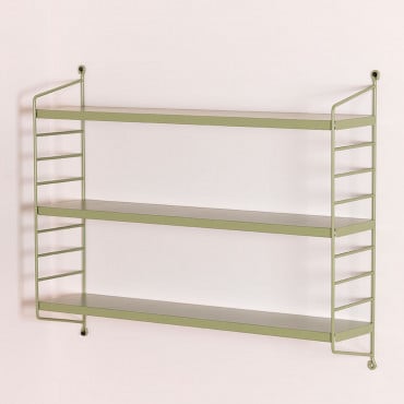 Estante De Parede Modular Emine Verde Cáqui - Sklum