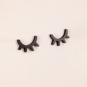 Pestanas Decorativas De Parede Em Mdf Ais Kids Preto - Sklum para crianças