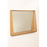 Espelho de parede rectangular com prateleira em MDF (50x80 cm) Nurah, imagem miniatura 2