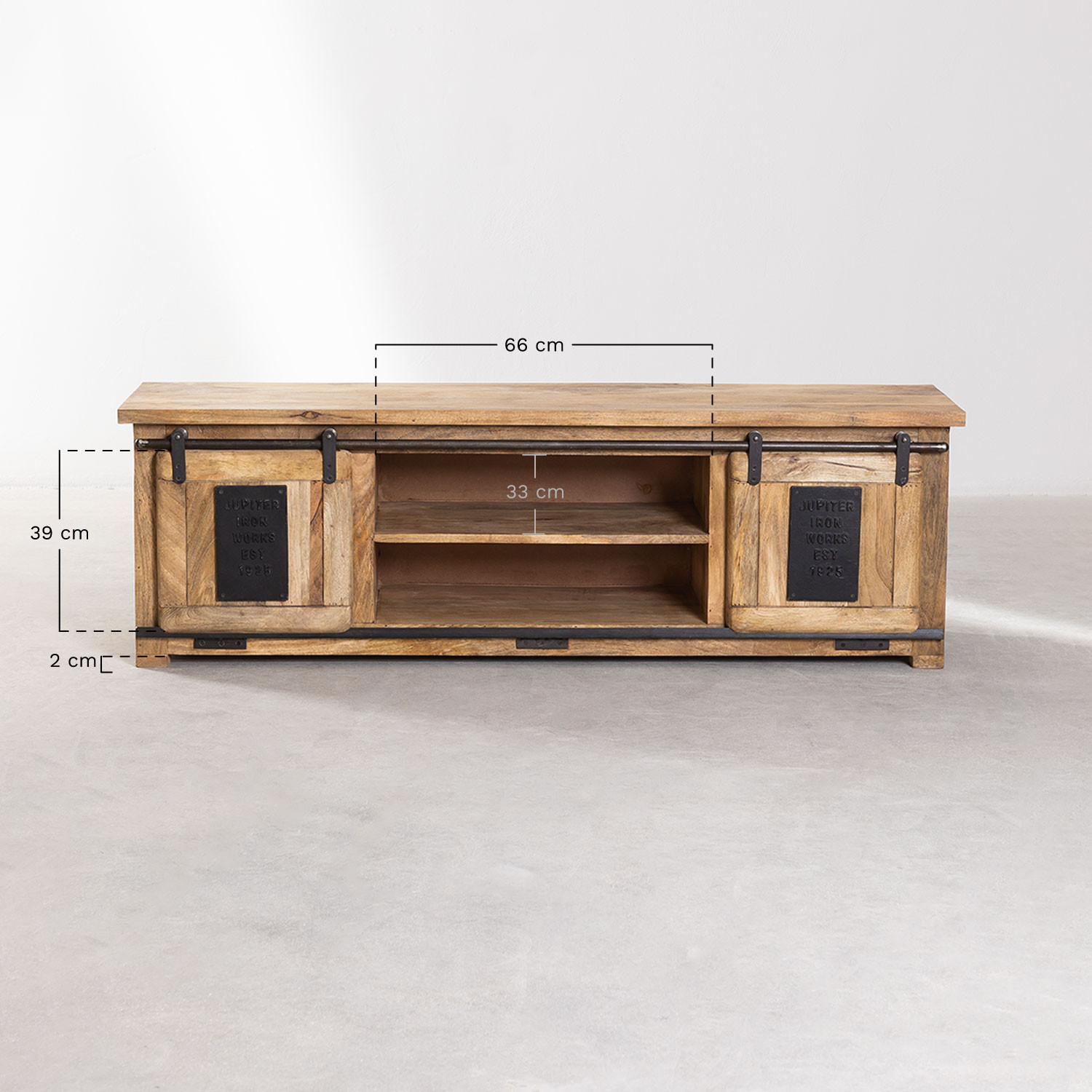 Gabinete de TV Uain Mango Wood - SKLUM