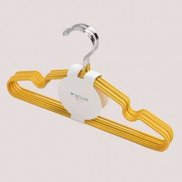 Conjunto De 6 Cabides Em Metal Anttal Kids Mostaza - Sklum para crianças