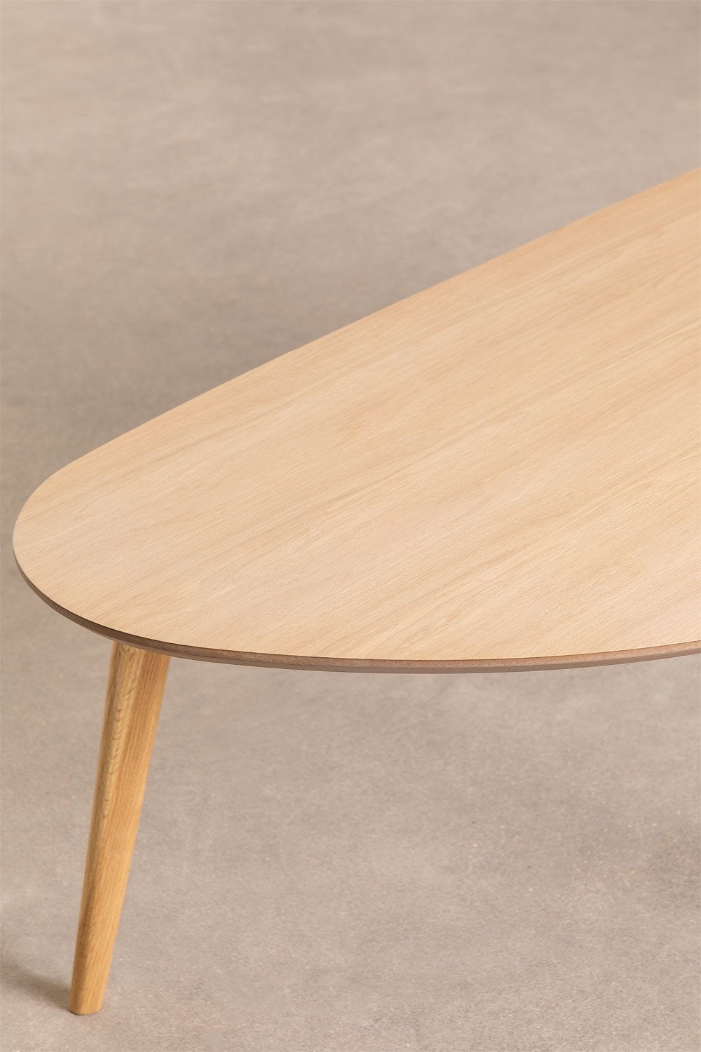 Mesa de centro em MDF e madeira de carvalho Yavik, imagem de galeria 7