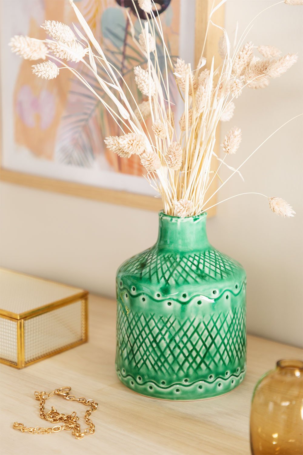 Vaso Decorativo de Cerâmica Ayon, imagem de galeria 1