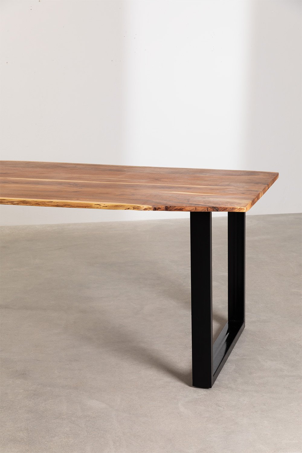 Mesa de jantar retangular em madeira reciclada (180x100 cm) Sami Style  , imagem de galeria 2