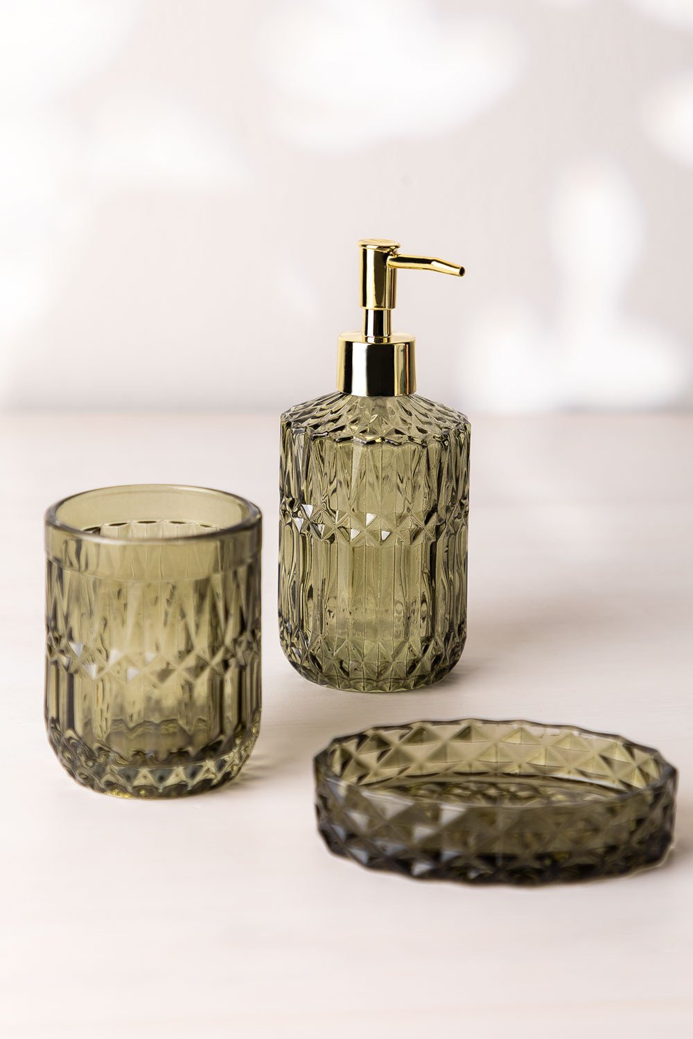 Conjunto para Casa de Banho em Vidro Ovie, imagem de galeria 2