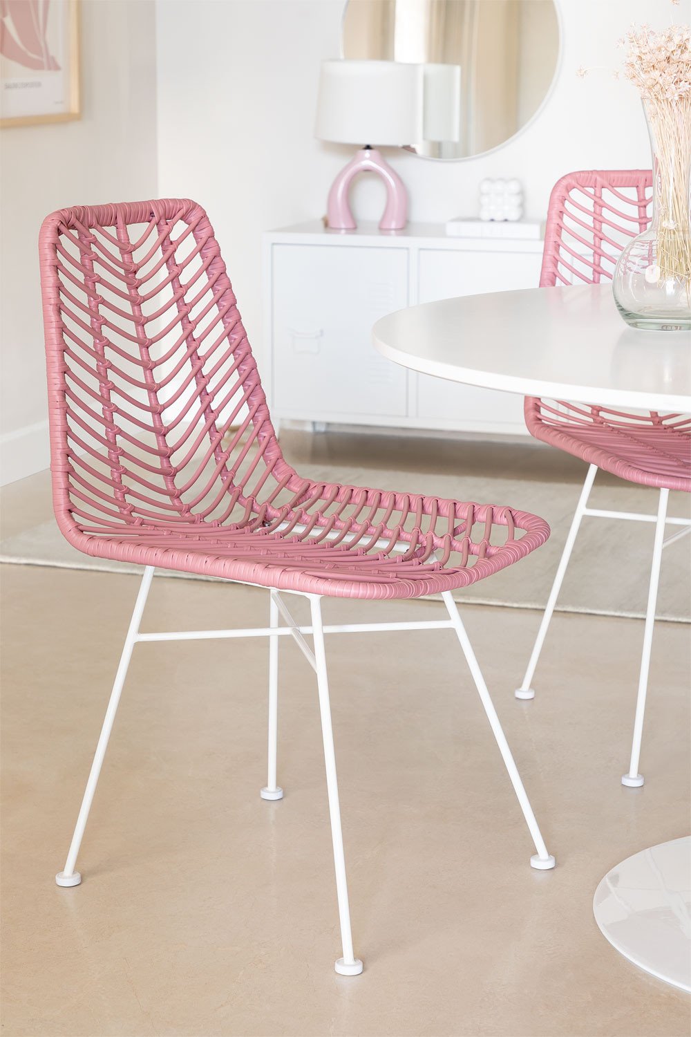 Cadeira de jantar em vime sintético Gouda Colors, imagem de galeria 1