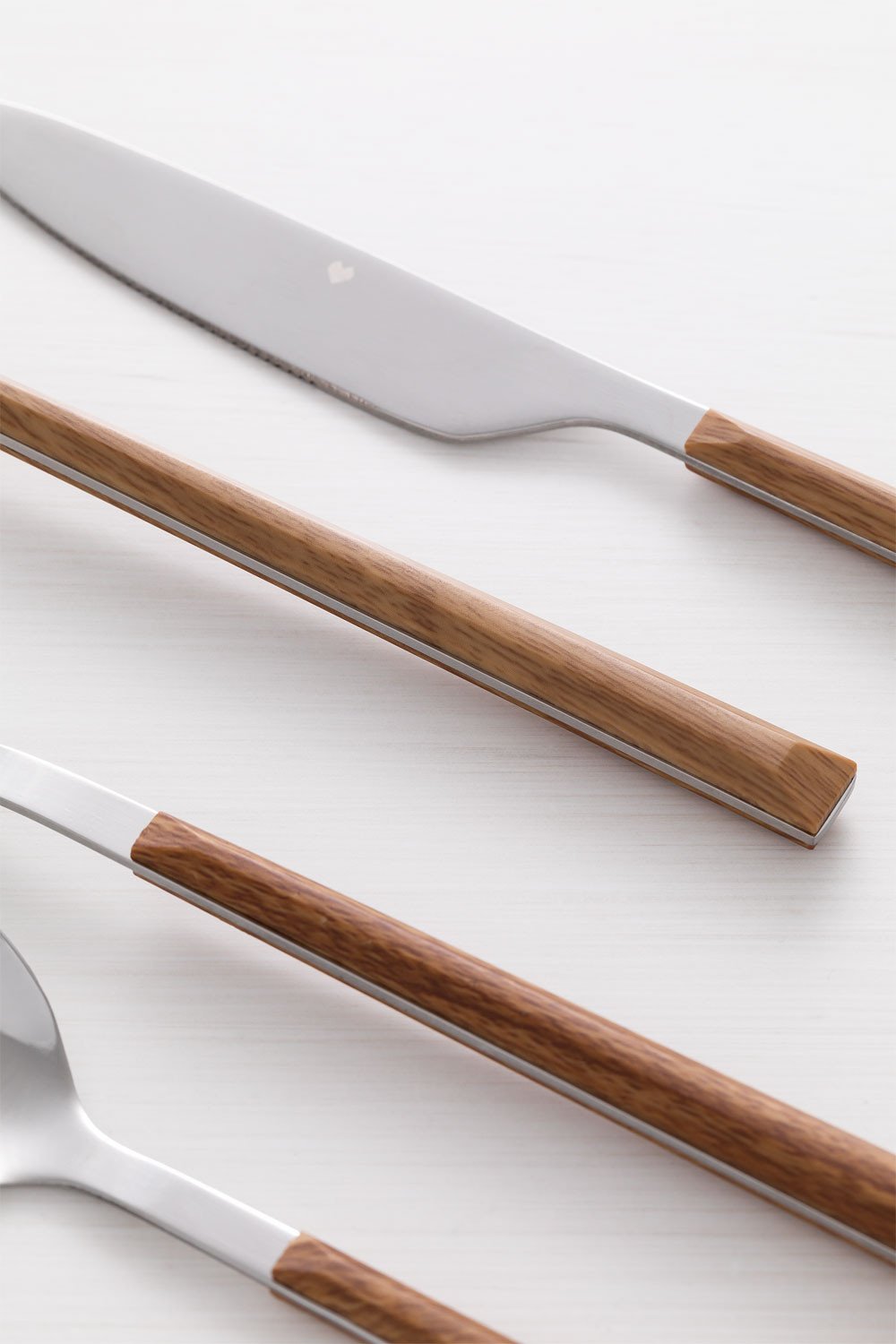 Conjunto de Talheres Efeito Madeira Priya 16 peças, imagem de galeria 6