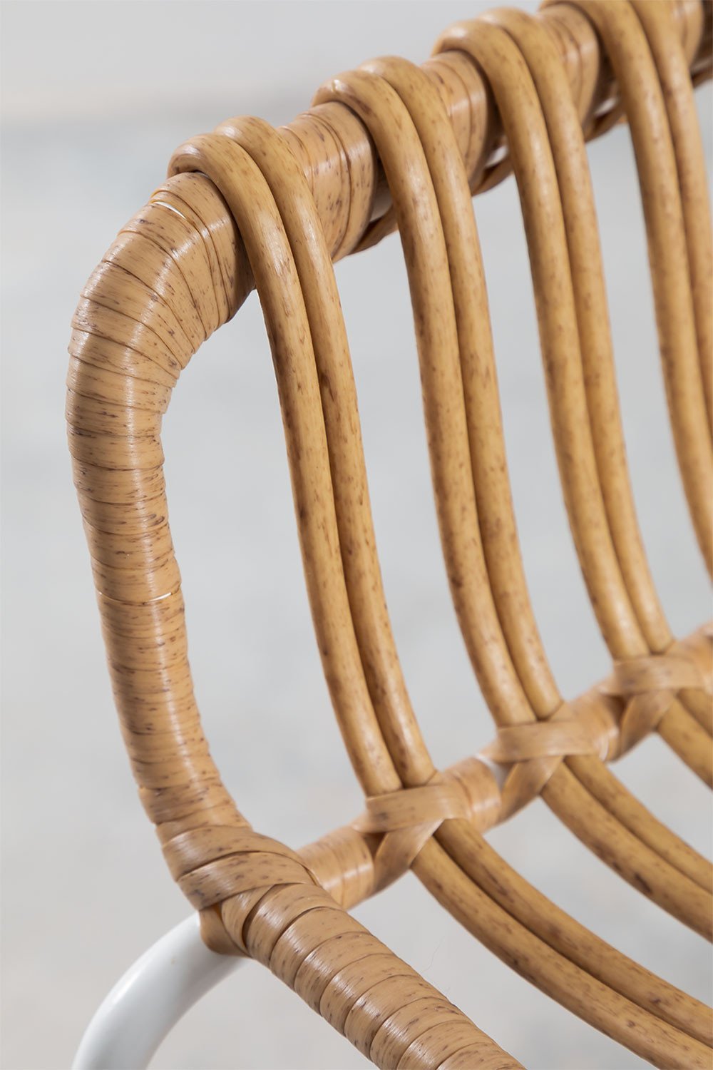 Banco alto Aroa em rattan sintético, imagem de galeria 7