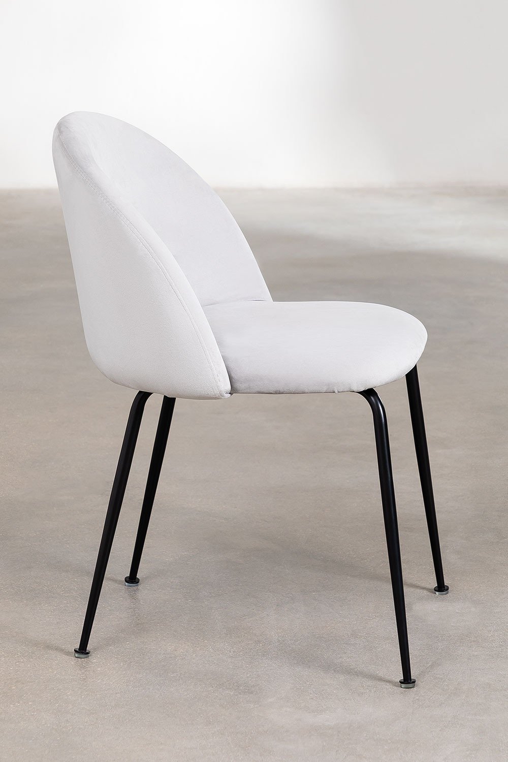 Cadeira de jantar em veludo Kana Design, imagem de galeria 4