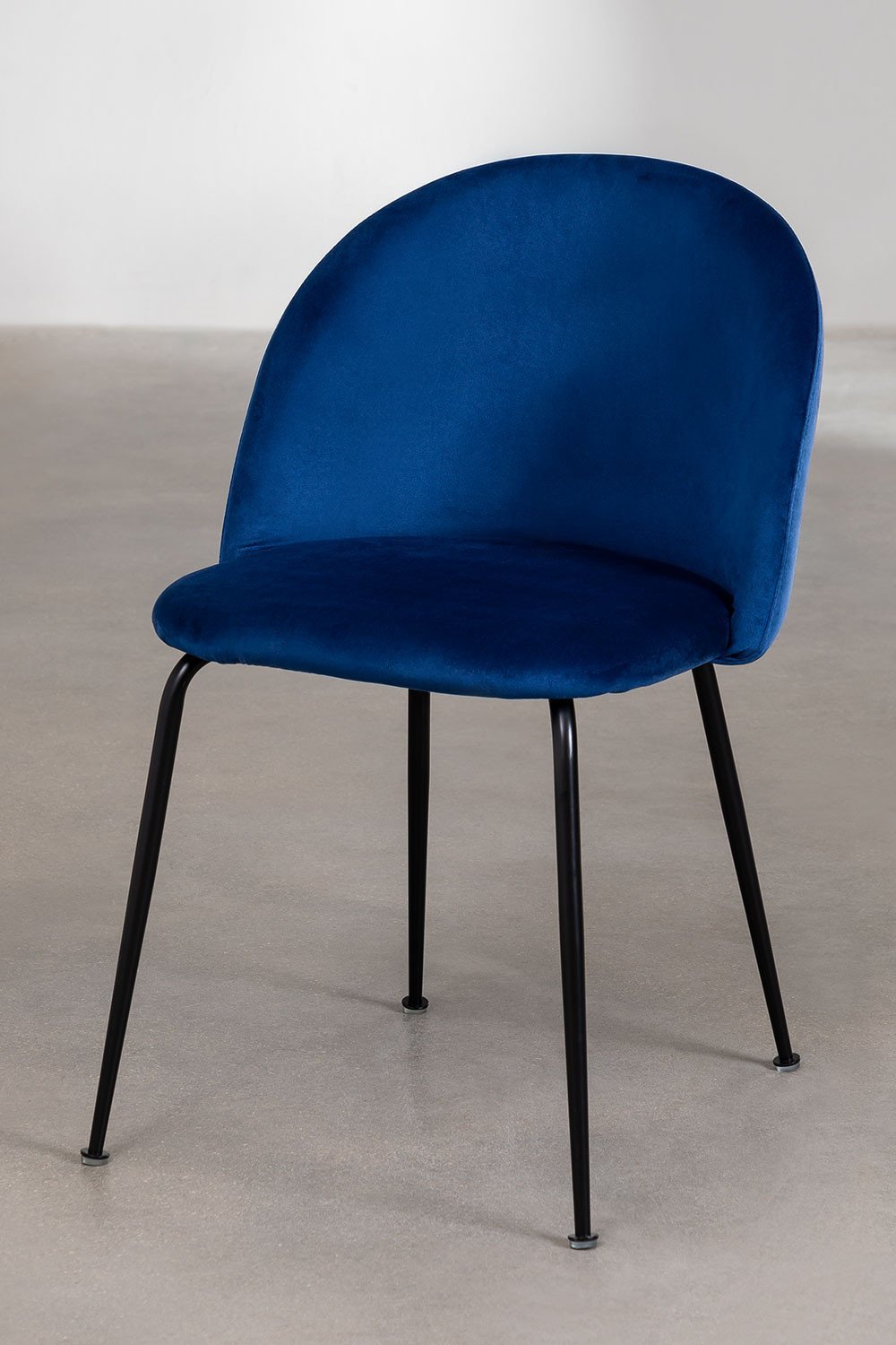 Pack com 2 Cadeiras de Jantar de Veludo Kana Design, imagem de galeria 1