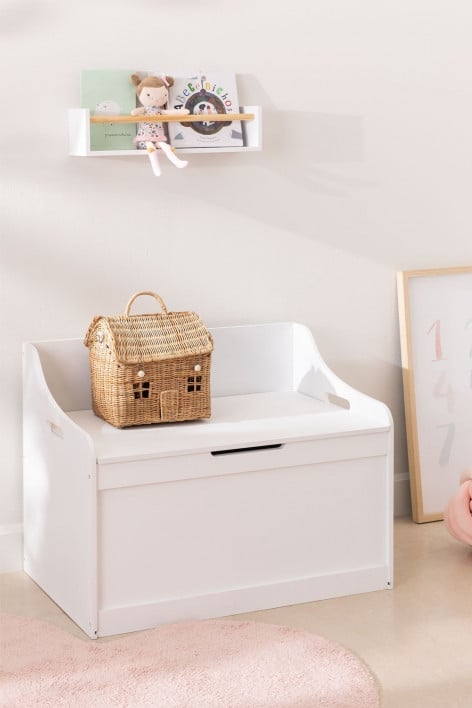Baú de Brinquedos Boby Kids - Branco