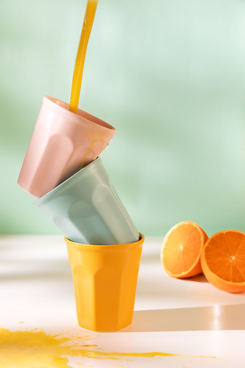 Pack de 4 copos 30 cl em porcelana Giulin, imagem de galeria 7