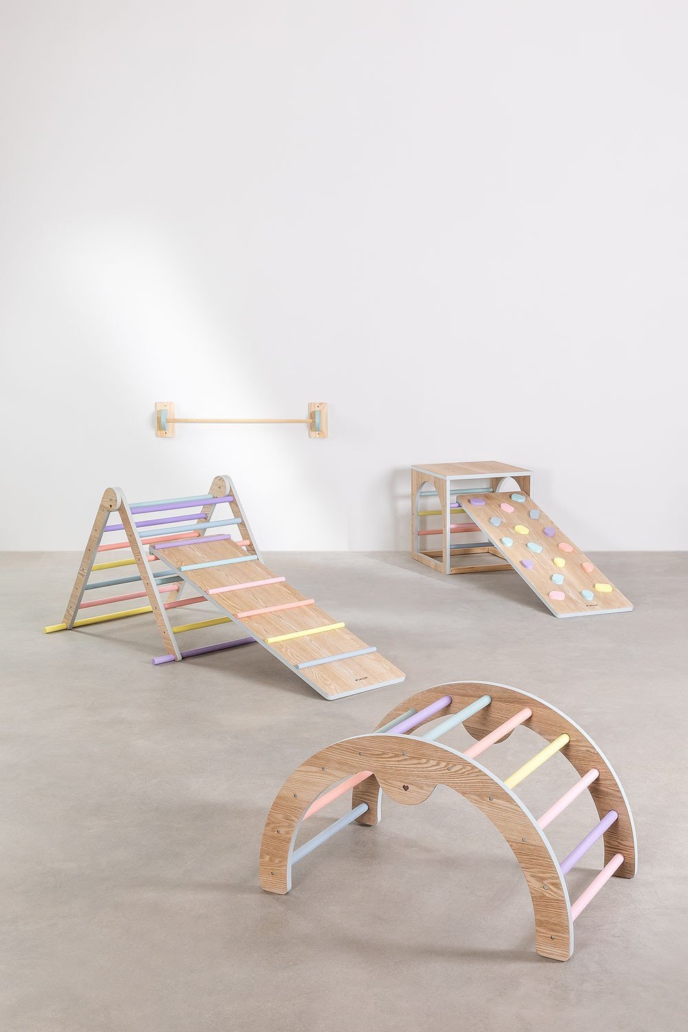 Triângulo de aprendizagem em madeira Pyqer Colors Kids, imagem de galeria 7