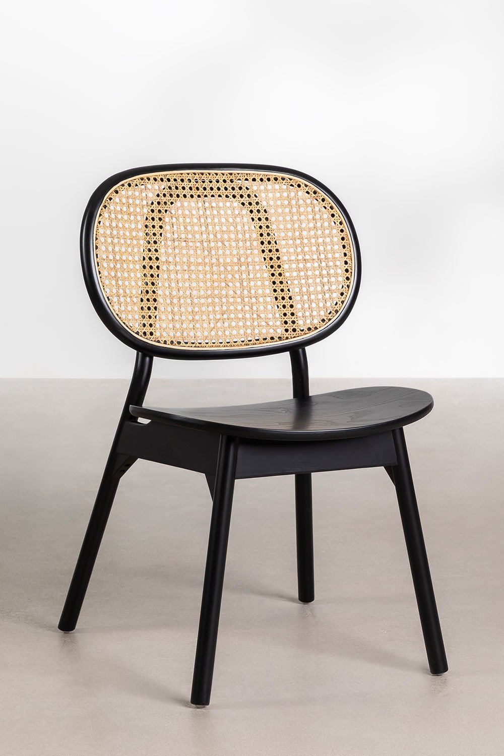 Cadeira de jantar de madeira de faia Afri, imagem de galeria 1