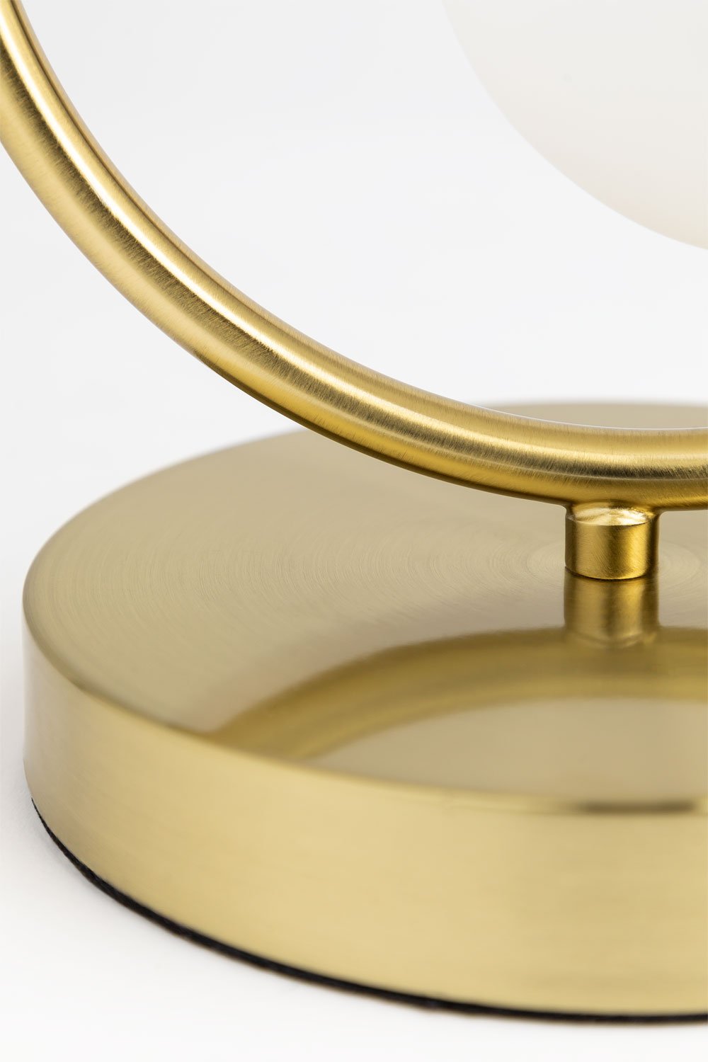 Candeeiro de mesa em metal com 2 bolas de vidro Blaise , imagem de galeria 7