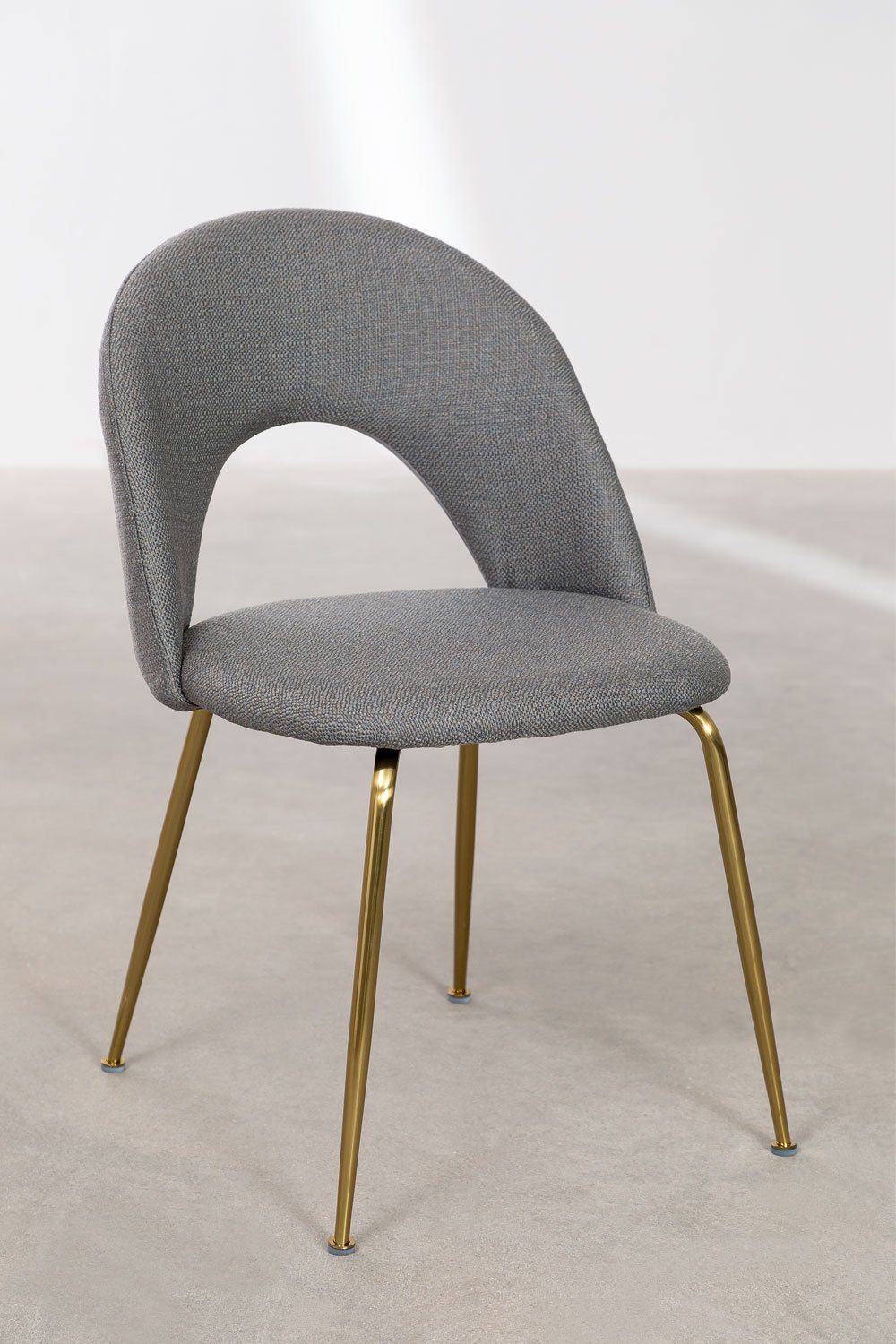 Cadeira de Jantar Estofada em Tecido Glorys Style, imagem de galeria 2