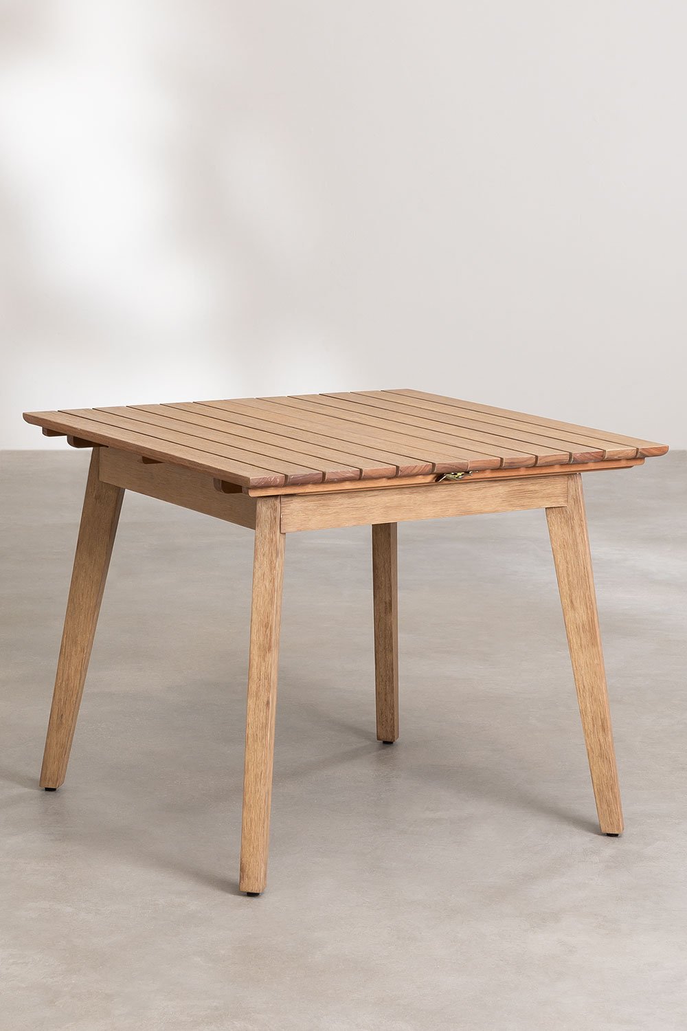 Mesa de jantar retangular extensível de madeira (90-150x90 cm) Naele, imagem de galeria 1