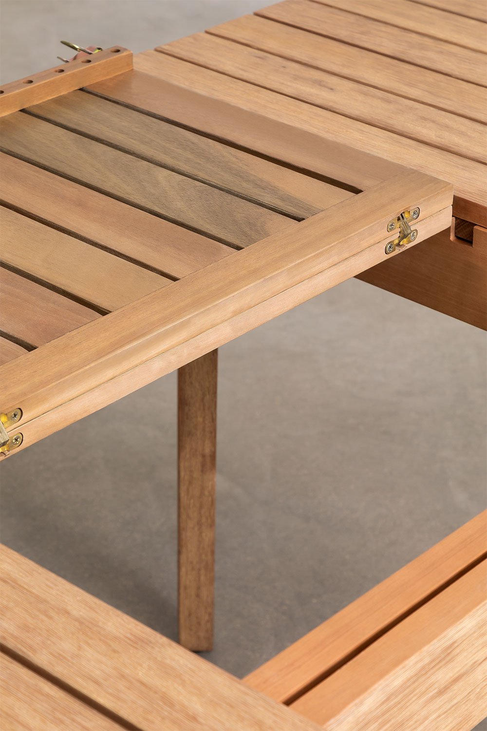 Mesa de jantar retangular extensível de madeira (90-150x90 cm) Naele, imagem de galeria 7