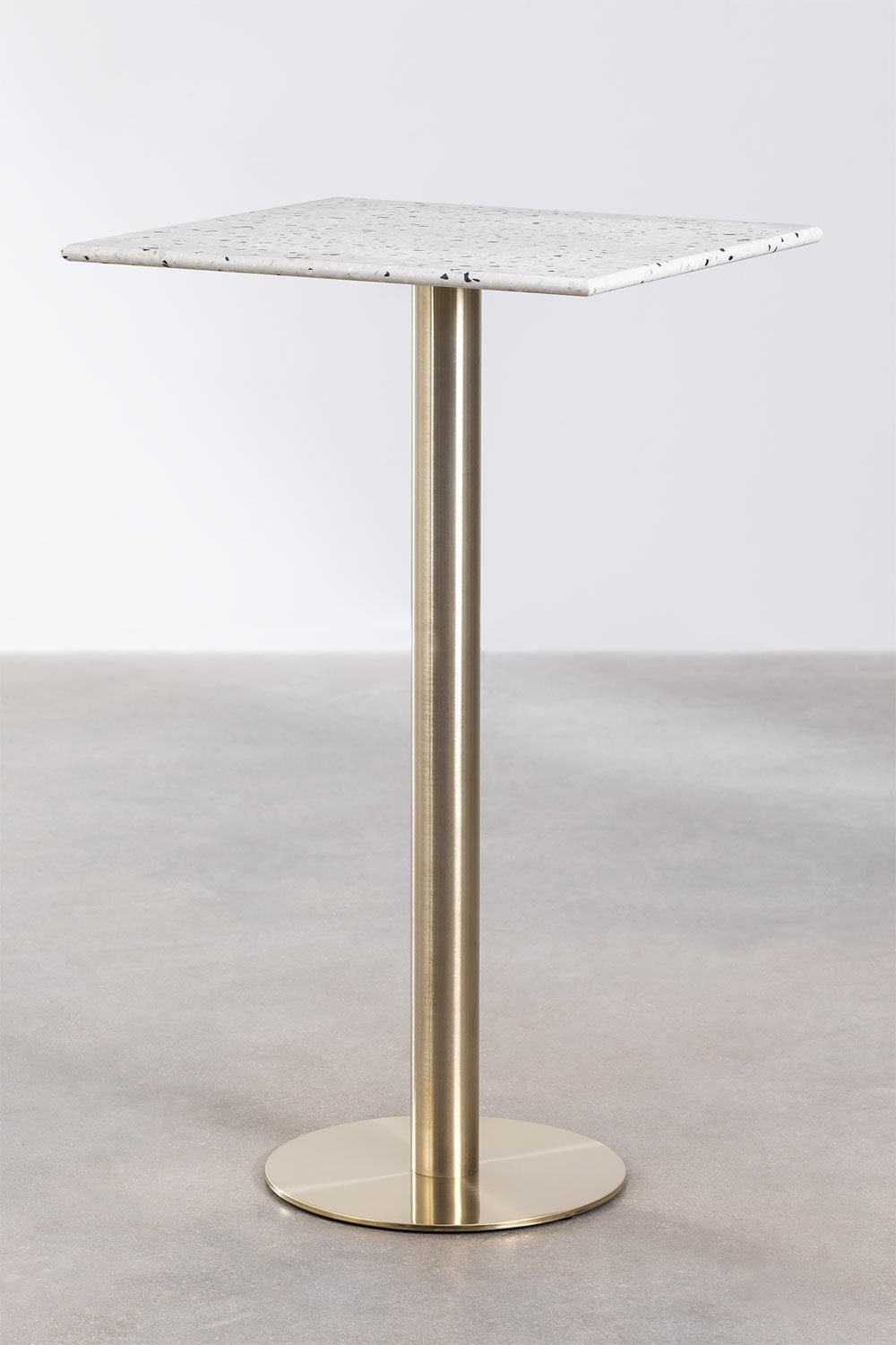 Mesa alta quadrada para bar Terrazzo (60x60 cm) Malibu, imagem de galeria 1