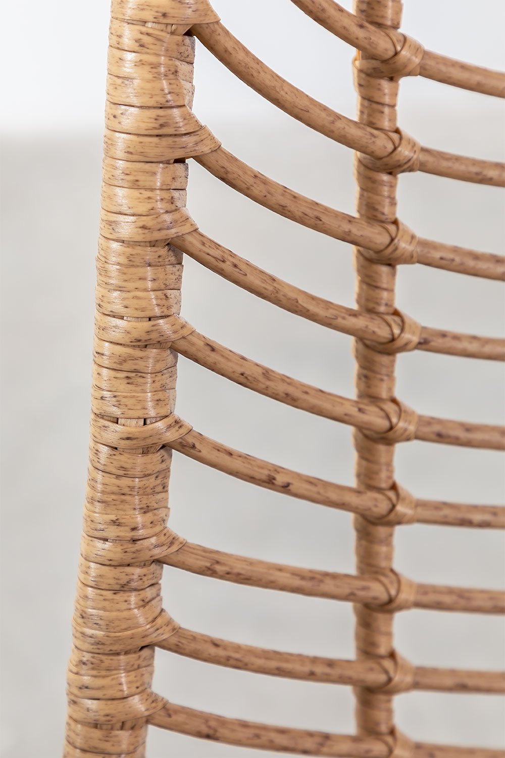 Cadeira de jantar em rattan sintético natural Gouda, imagem de galeria 7