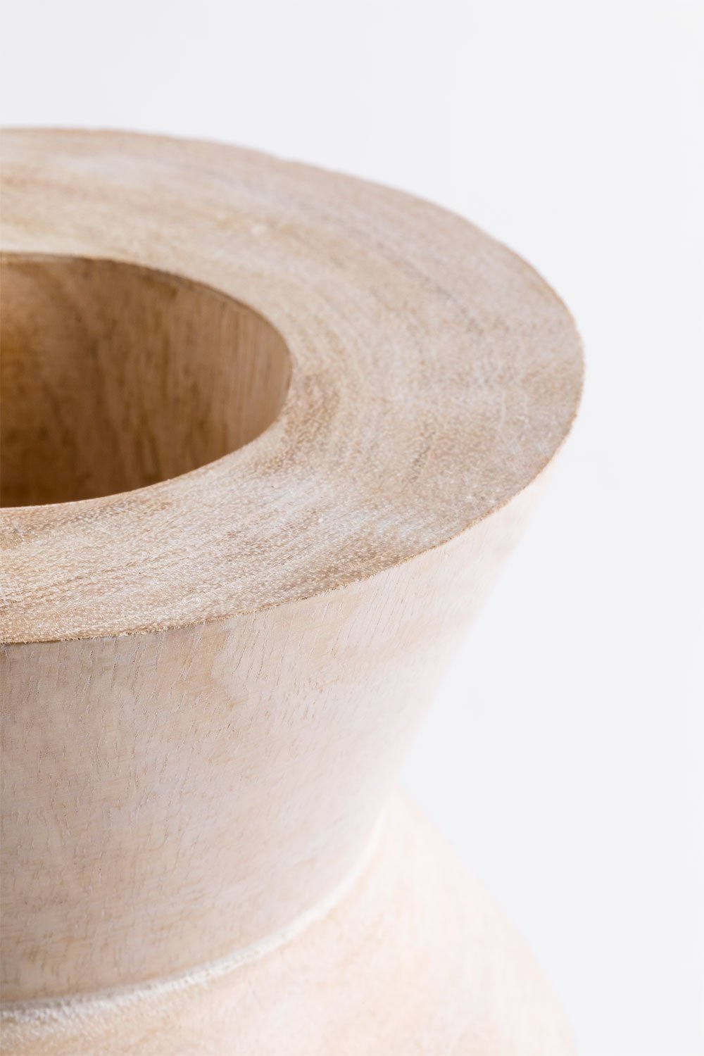 Vaso de madeira de manga Nadur, imagem de galeria 3