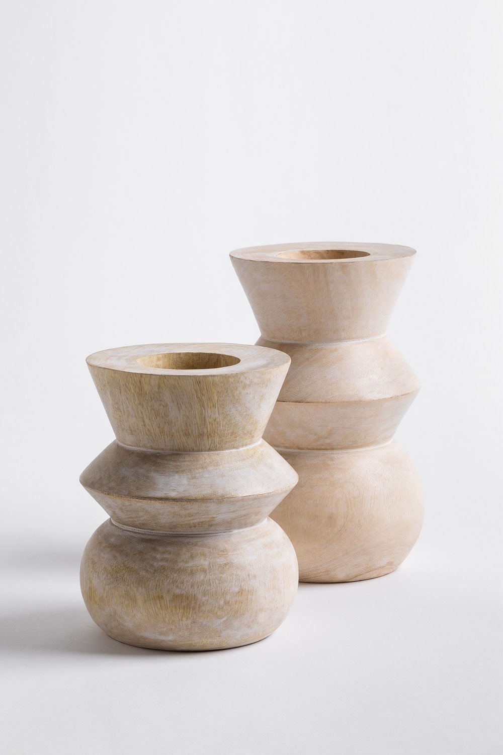 Vaso de madeira de manga Nadur, imagem de galeria 5