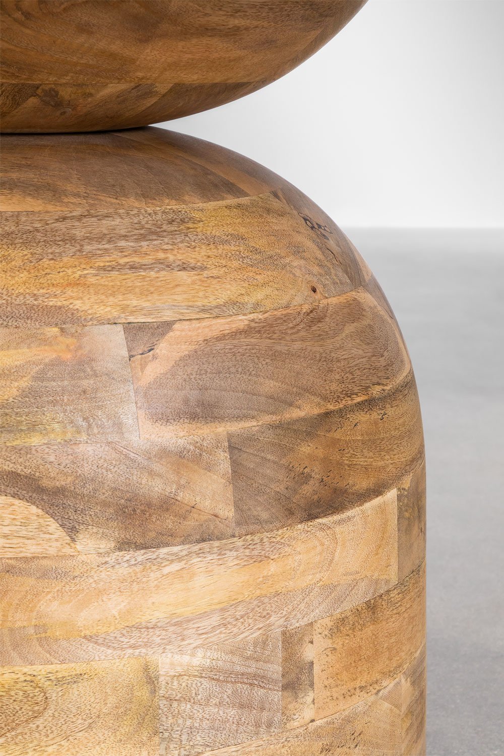 Mesa de Jantar Redonda em Madeira de Mango (Ø140 cm) Macbet, imagem de galeria 4