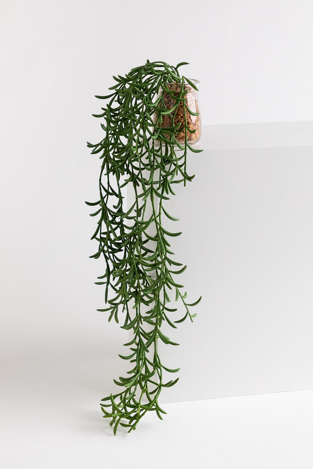 Planta Suspensa Artificial Decorativa Senecio Radicans, imagem de galeria 1