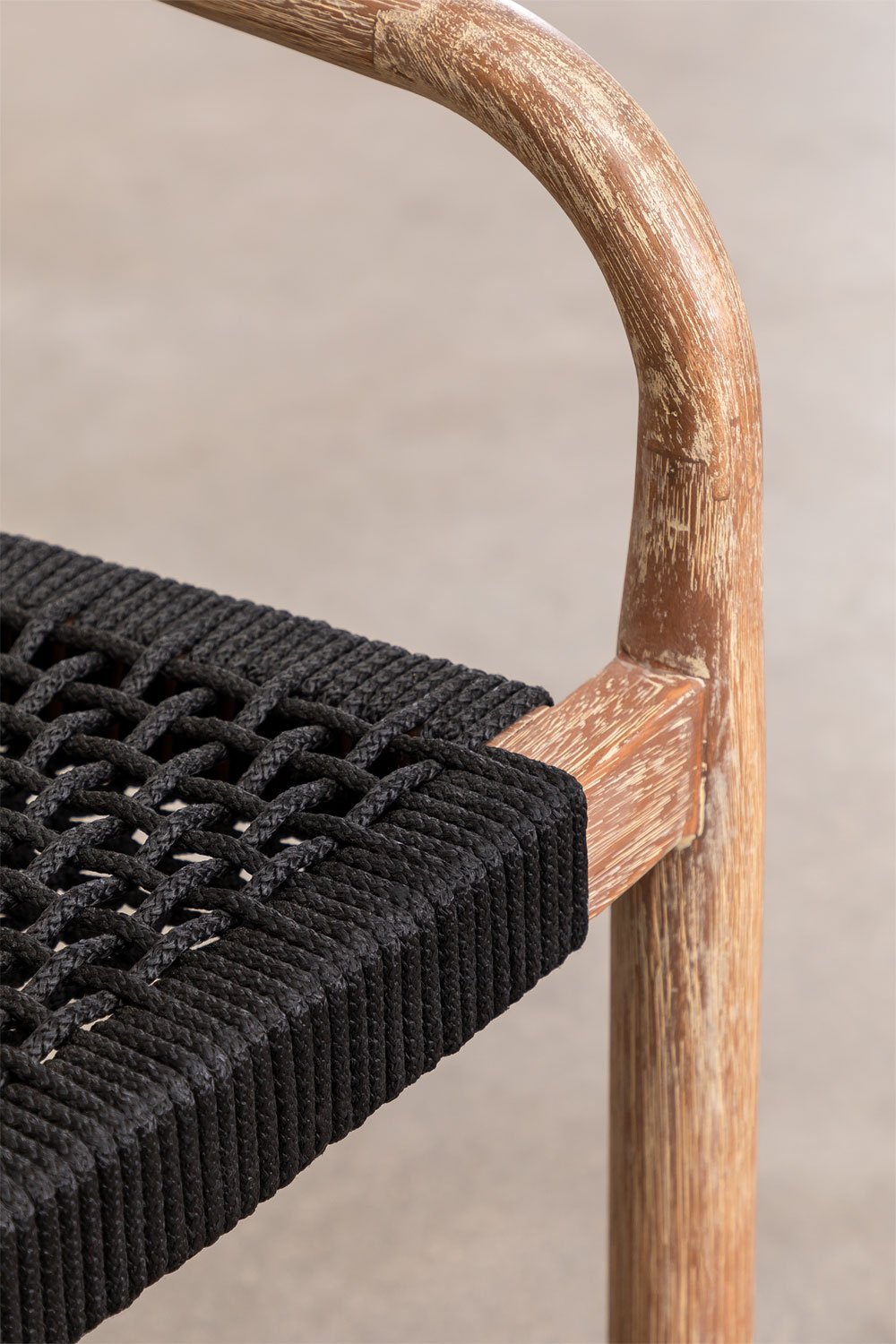 Conjunto de Mesa Redonda (Ø120 cm) e 6 Cadeiras de Jantar com Braços em Madeira Naele, imagem de galeria 9