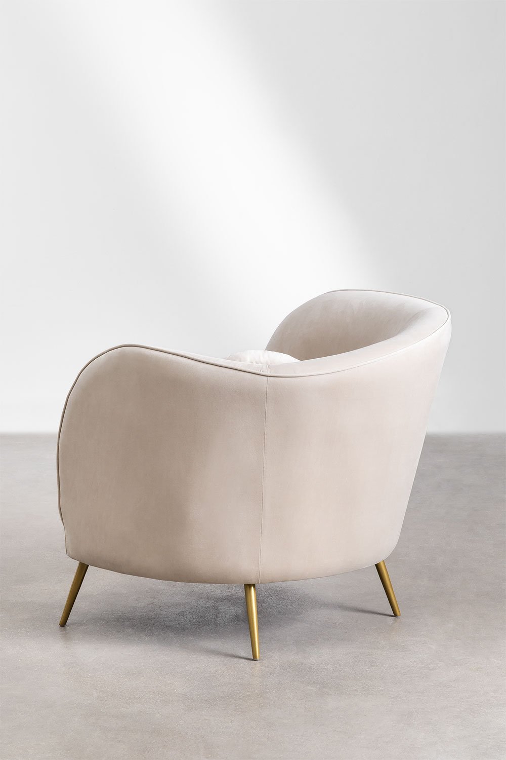 Poltrona em veludo Clovys, imagem de galeria 4