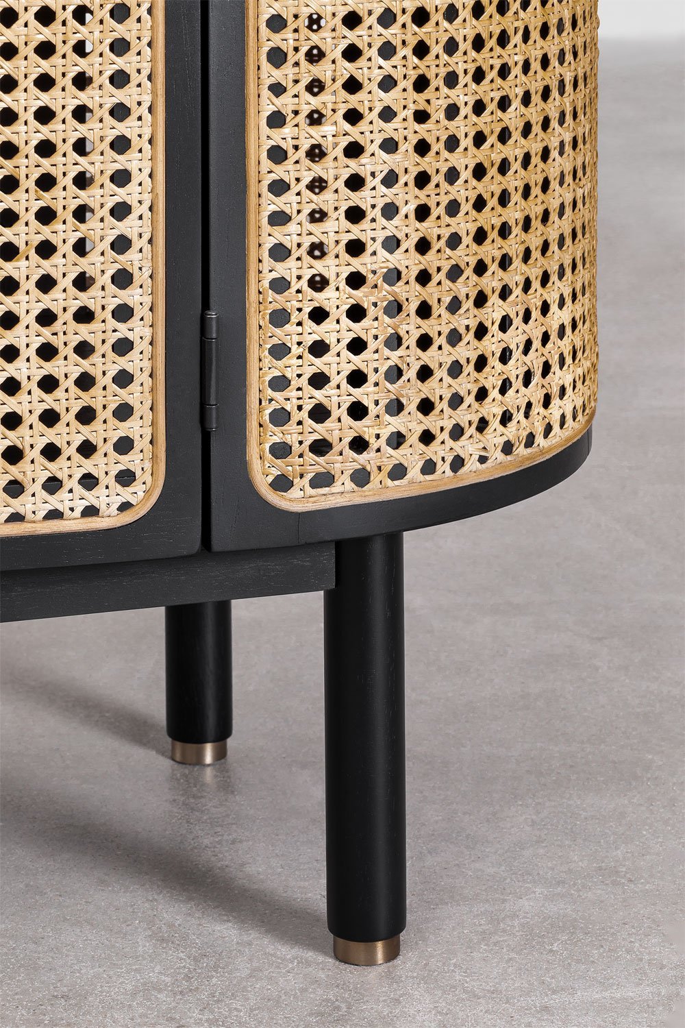 Rattan Crawley e aparador de madeira  , imagem de galeria 6