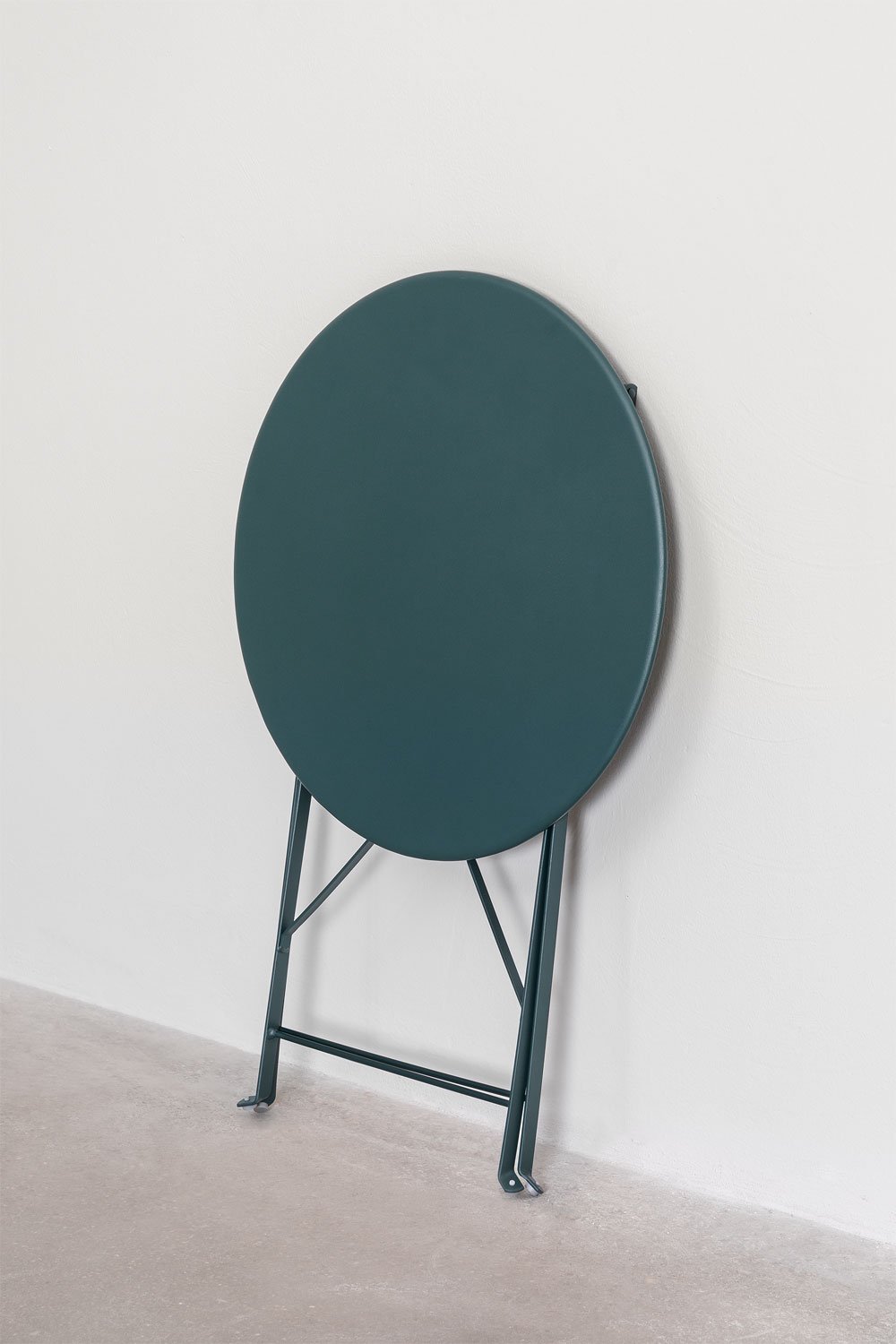 Mesa de cozinha Ø60 cm dobrável em aço Sergey, imagem de galeria 6
